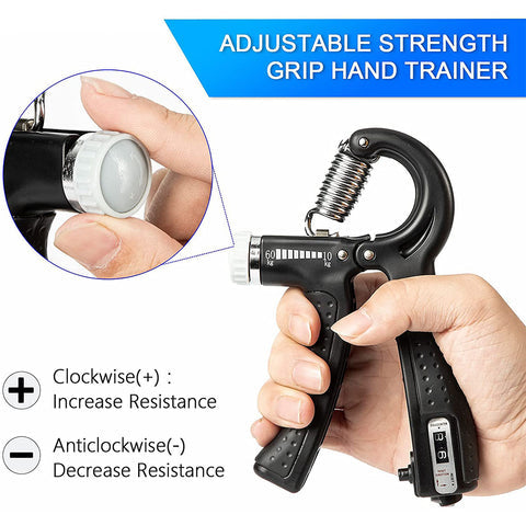 Adjustable Hand Grip Strengthener Fingers Exerciser