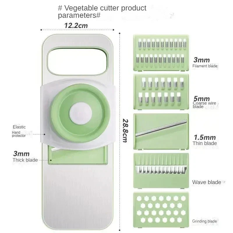 5 In 1 Multifunctional Vegetable Slicer Cutter