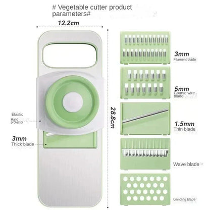 5 In 1 Multifunctional Vegetable Slicer Cutter
