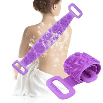 Single Side Bath Towel Silicone Scrubber