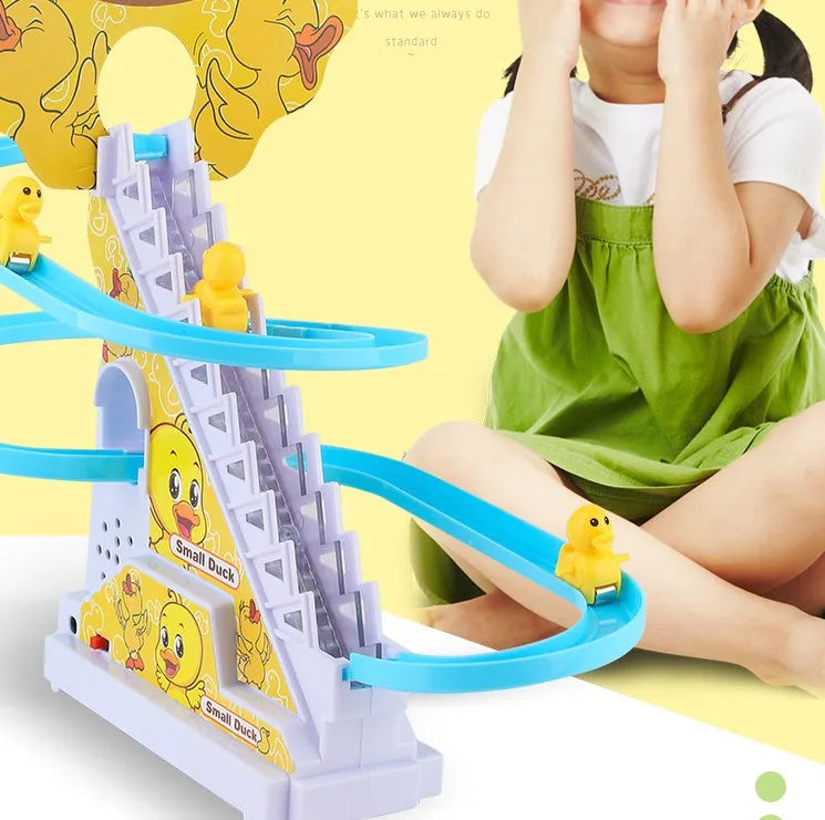Small Duck Climbing Stairs Toy
