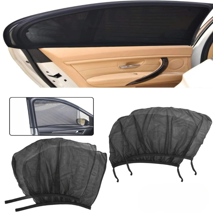 2 Pcs Car Window Cover Screen Breathable