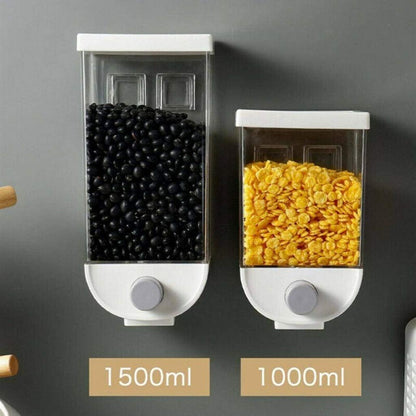 Wall-mounted Food Dispensers &  Food Storage Box 1500 Ml