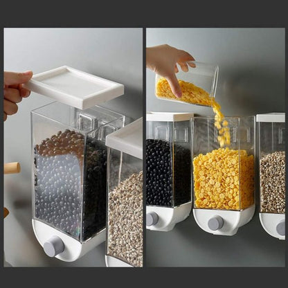 Wall-mounted Food Dispensers &  Food Storage Box 1500 Ml