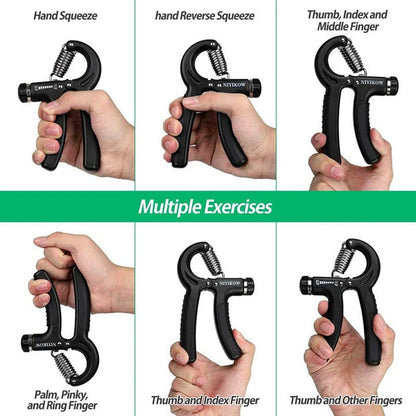 Adjustable Hand Grip Strengthener Fingers Exerciser