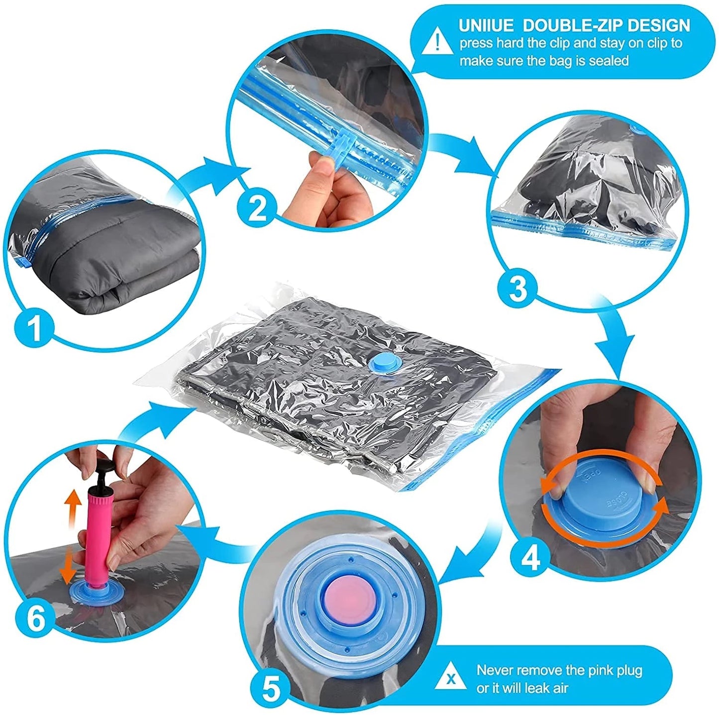 Space Saver Vacuum Storage Bag With Pump