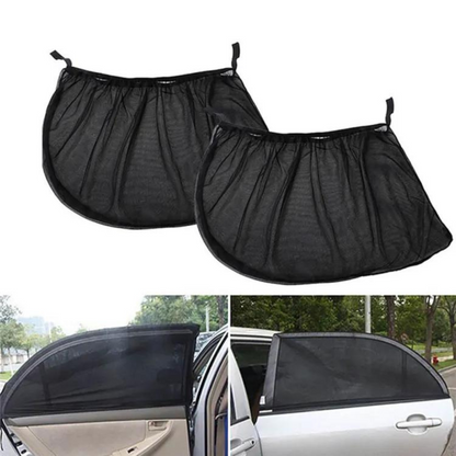 2 Pcs Car Window Cover Screen Breathable