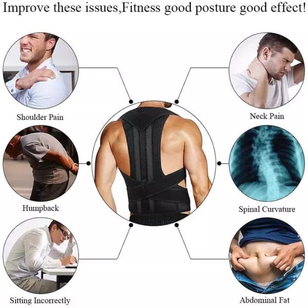 Adjustable Posture corrector Back Belt