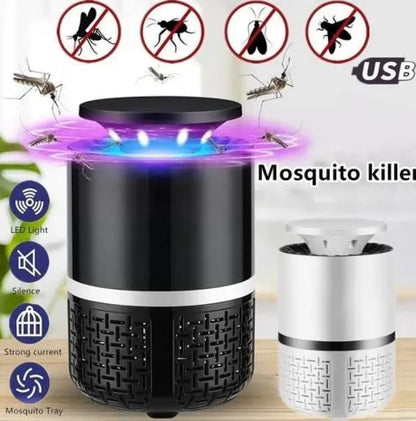 Electric Mosquito Killer Lamp with USB Power Suction Fan No Zapper Child Safe