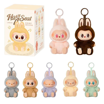 Labubu Monster Plush Keychain  (Random Character) - 1 PC