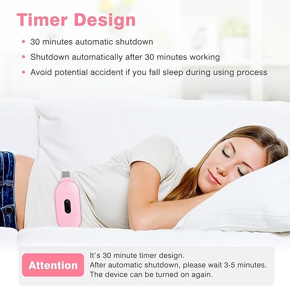 Digital Period Pad Heating And Vibrating For Healing Period Cramps